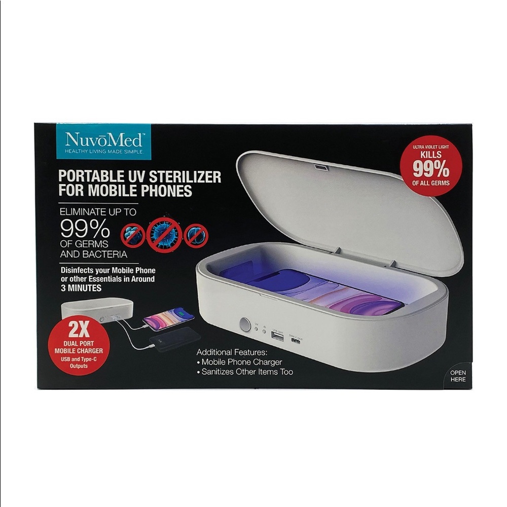 The NuvoMed UV Sterilizer for Mobile Phone